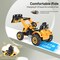 Iron Excavator with Adjustable Arm, Safety Belt, Battery Power and Educational Fun for Kids